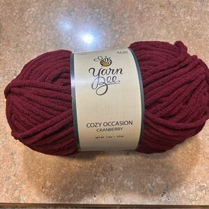 Yarn Bee Cozy Occasion Cranberry Yarn